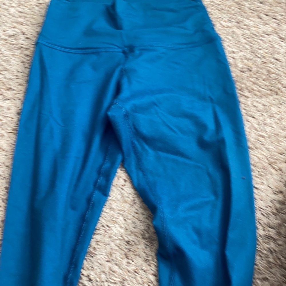 blue leggings